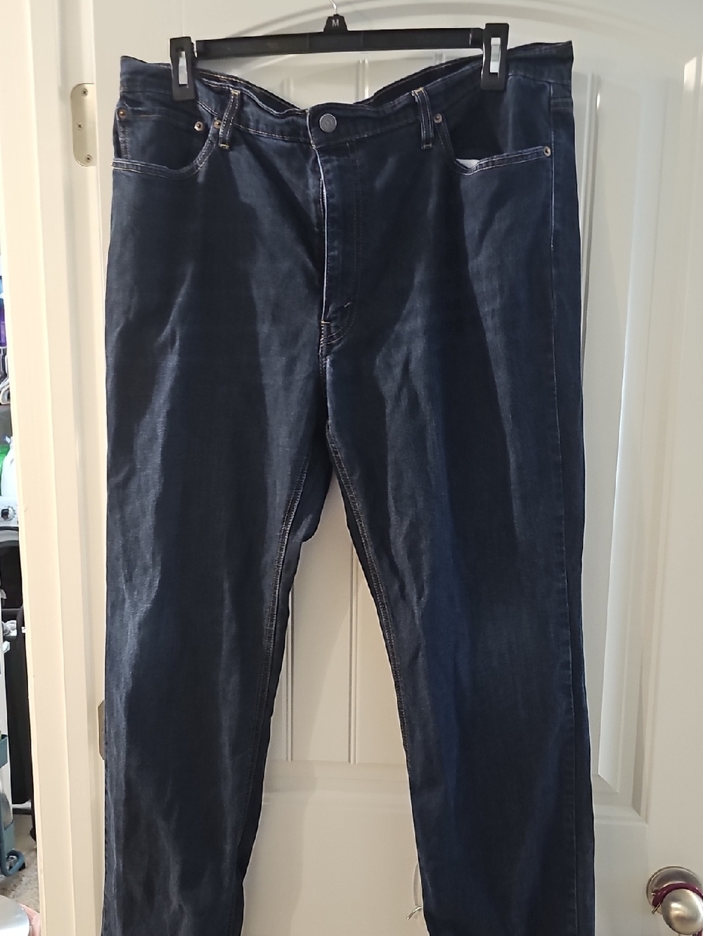 Levi's Men's Dark Indigo Straight Jeans